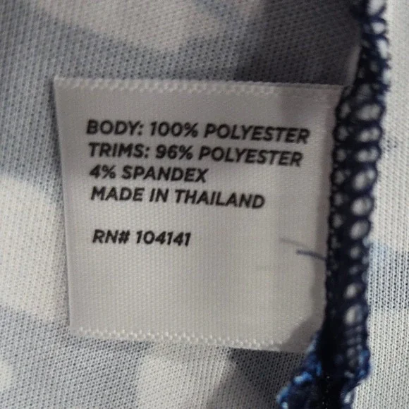 Lady Hagen Golf Shirt Womens Small Blue Floral Short Sleeve Top Performance NWT - Picture 8 of 10